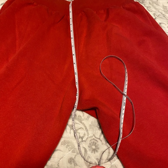 Adidas NEO 3 Stripe Red Joggers - Picture 7 of 16